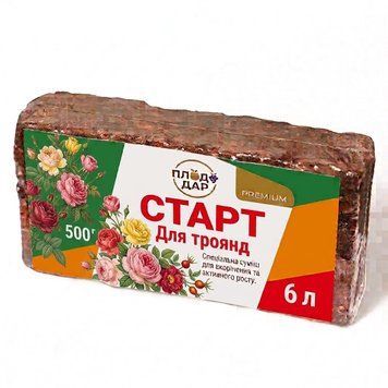 Субстрат СТАРТ для роз 500 г (выход 6 л) - грунт-смесь для укоренения саженцев и питателей DOSL-00143 фото