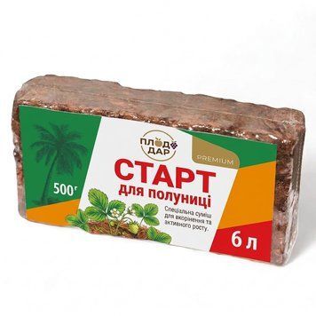 Субстрат СТАРТ для клубники 500 г (выход 6 л) &mdash; почвосмесь для посадки и укоренения рассады DOSL-00149 фото