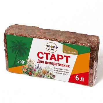 Субстрат СТАРТ для декоративных 500 г (выход 6 л) &mdash; почвосмесь для укоренения декоративных деревьев и кустарников DOSL-00163 фото
