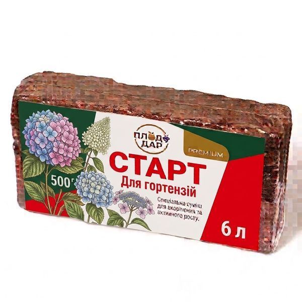 Субстрат СТАРТ для гортензій 500 г (вихід 6 л) &mdash; ґрунт-суміш для вкорінення саджанців і живців гортензій DOSL-00166 фото